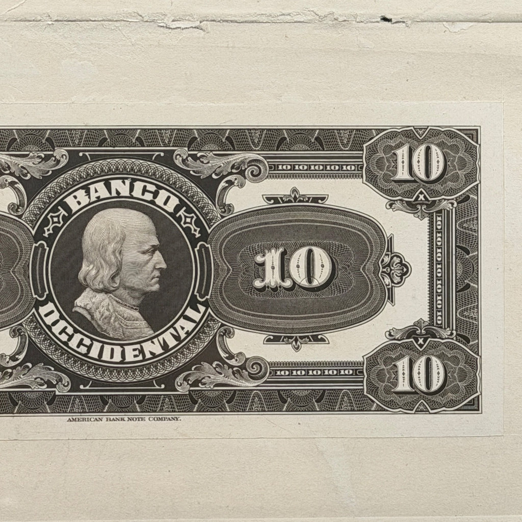 El Salvador - 10 Colones - Banco Occidental - S196bp - Proof - PMG 64 EPQ