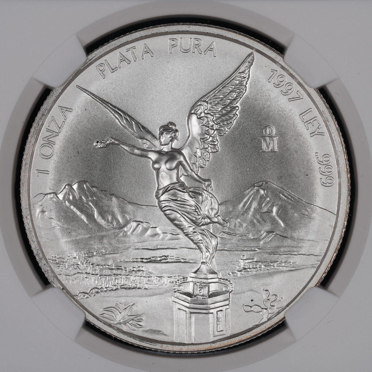 Mexican Silver Libertad - 1 Onza - 1997 - NGC MS 69 (011) - KEY DATE