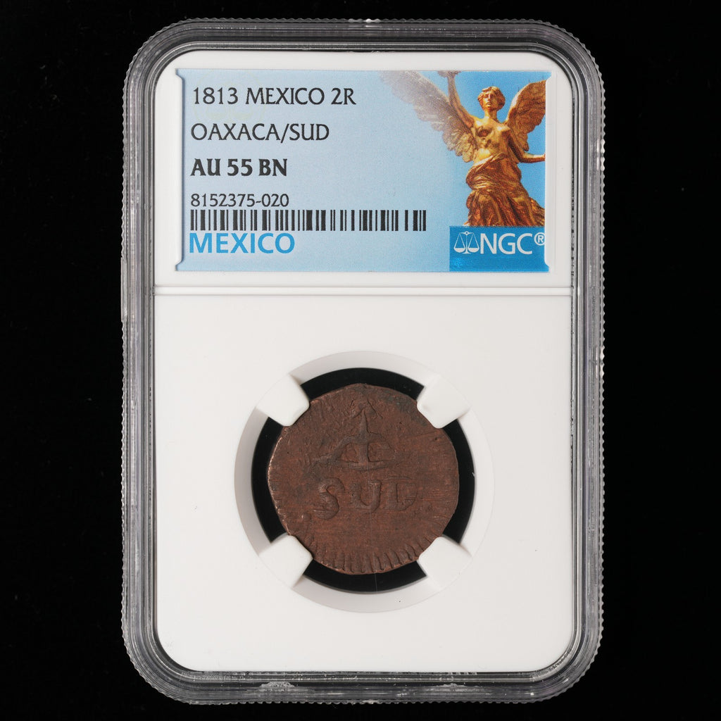 Mexico - 2 Reales - 1813 - NGC AU 55 BN (020)