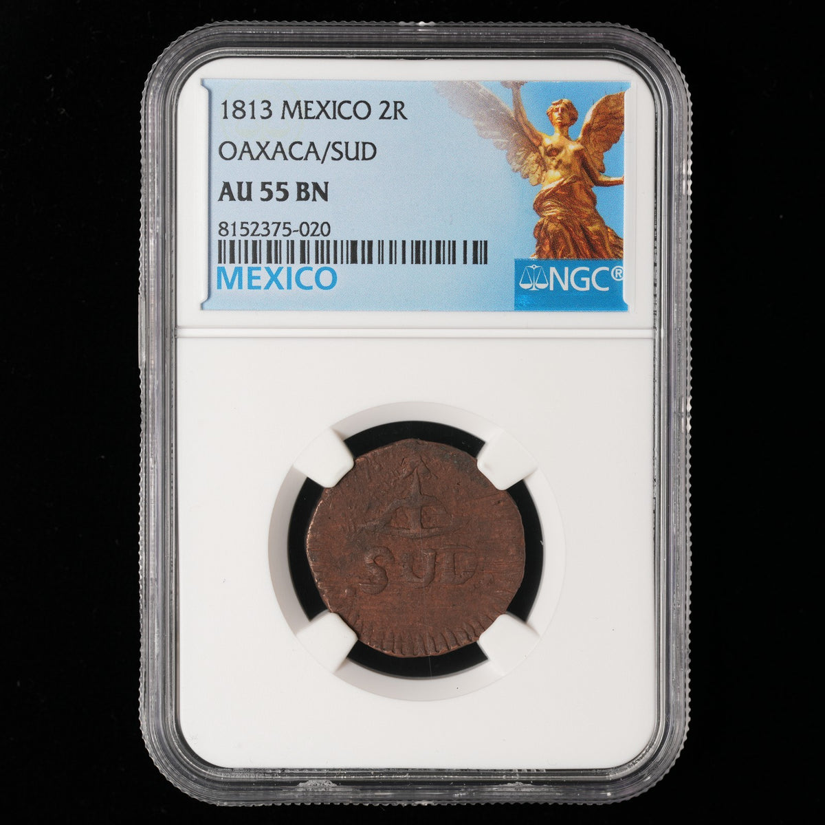 Mexico - 2 Reales - 1813 - NGC AU 55 BN (020)