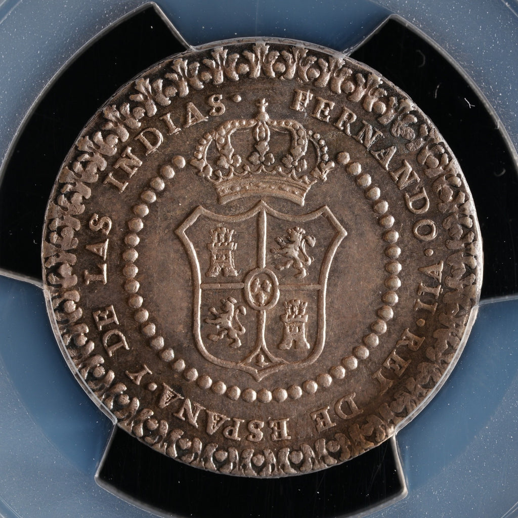 1808 Mexico Proclamation Medal Xalapa Ferdinand VII PCGS MS 62 TOP POP