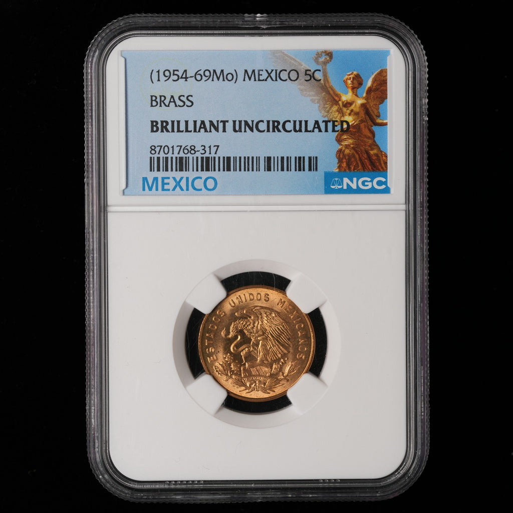 Mexico - 5 Centavos - 1954 - NGC BU (317)
