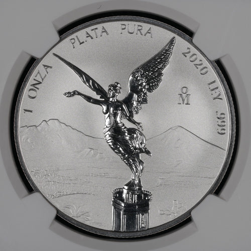 2020 Mexican Silver Reverse Proof NGC PF70 Early Releases - Mintage of 1,000!