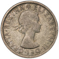 Australia - 1 Florin - 1954 - KM#54 - Silver .500 - 0.182 ASW