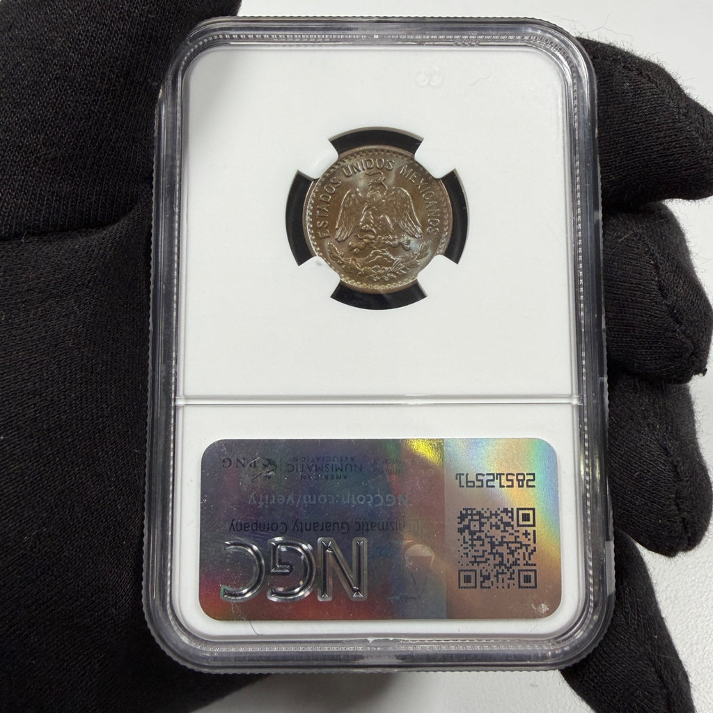 Mexico - 1 Centavo - 1933 Mo NGC MS 66 BN Top Pop 2/0 Toned!