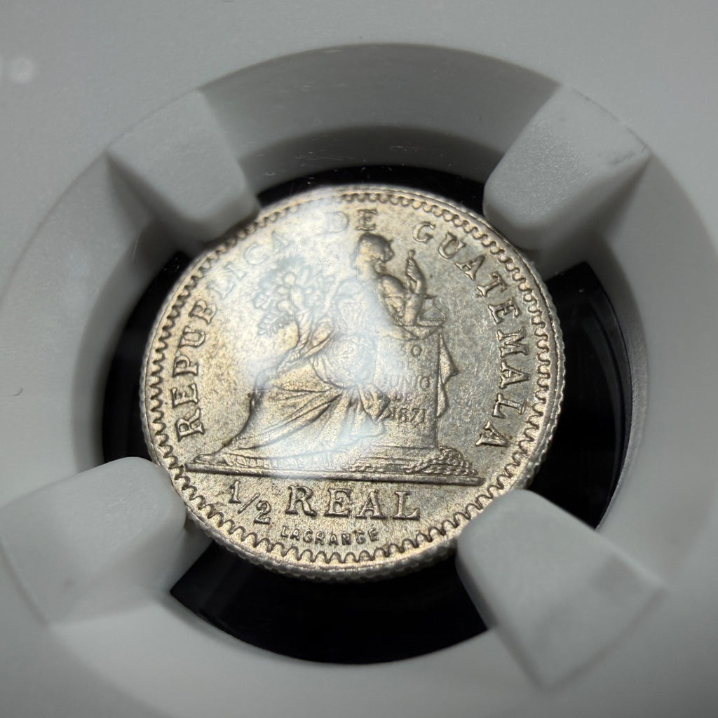 Guatemala - 1/2 Real - 1896 - NGC MS 61