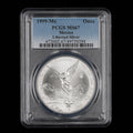 Mexican Silver Libertad - 1 Onza - 1999 - PCGS MS 67 (294) - KEY DATE