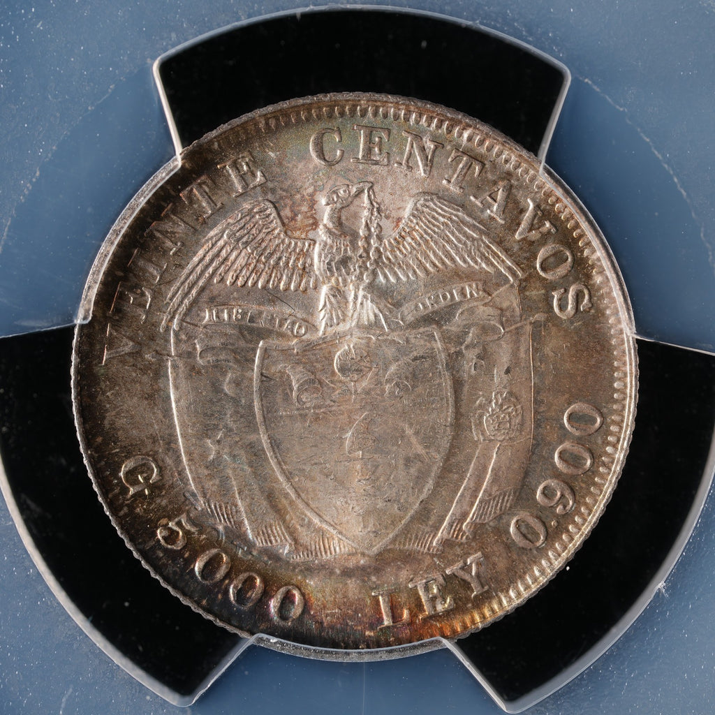 Colombia - 20 Centavos - 1941 - PCGS MS 65 - Top Pop 3/0
