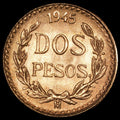 Mexico - 2 Pesos - 1945 Mo - Gold .900 - Item #001