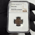 Mexico - 1 Centavo - 1933 Mo NGC MS 66 BN Top Pop 2/0 Toned!
