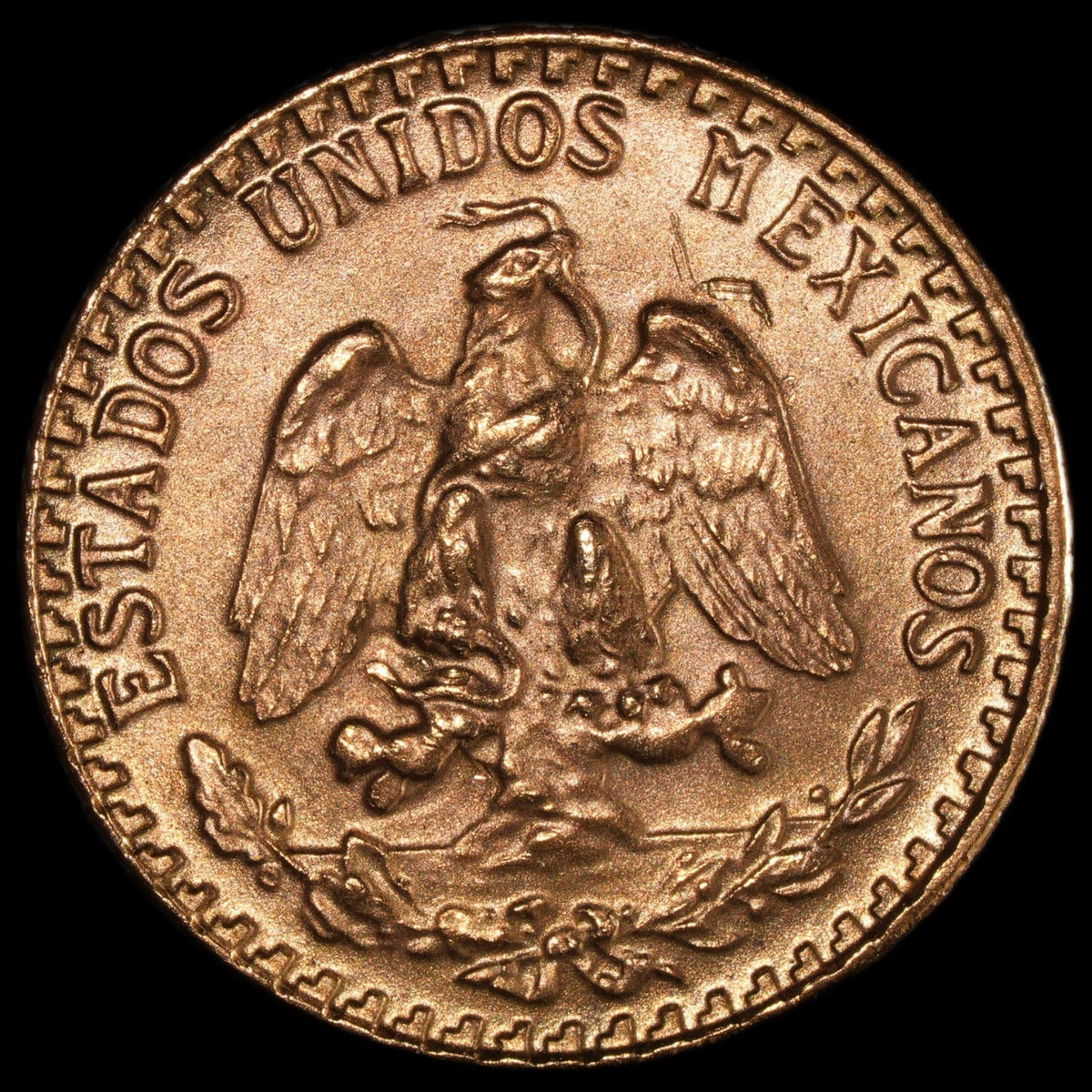 Mexico - 2 Pesos - 1945 Mo - Gold .900 - Item #005