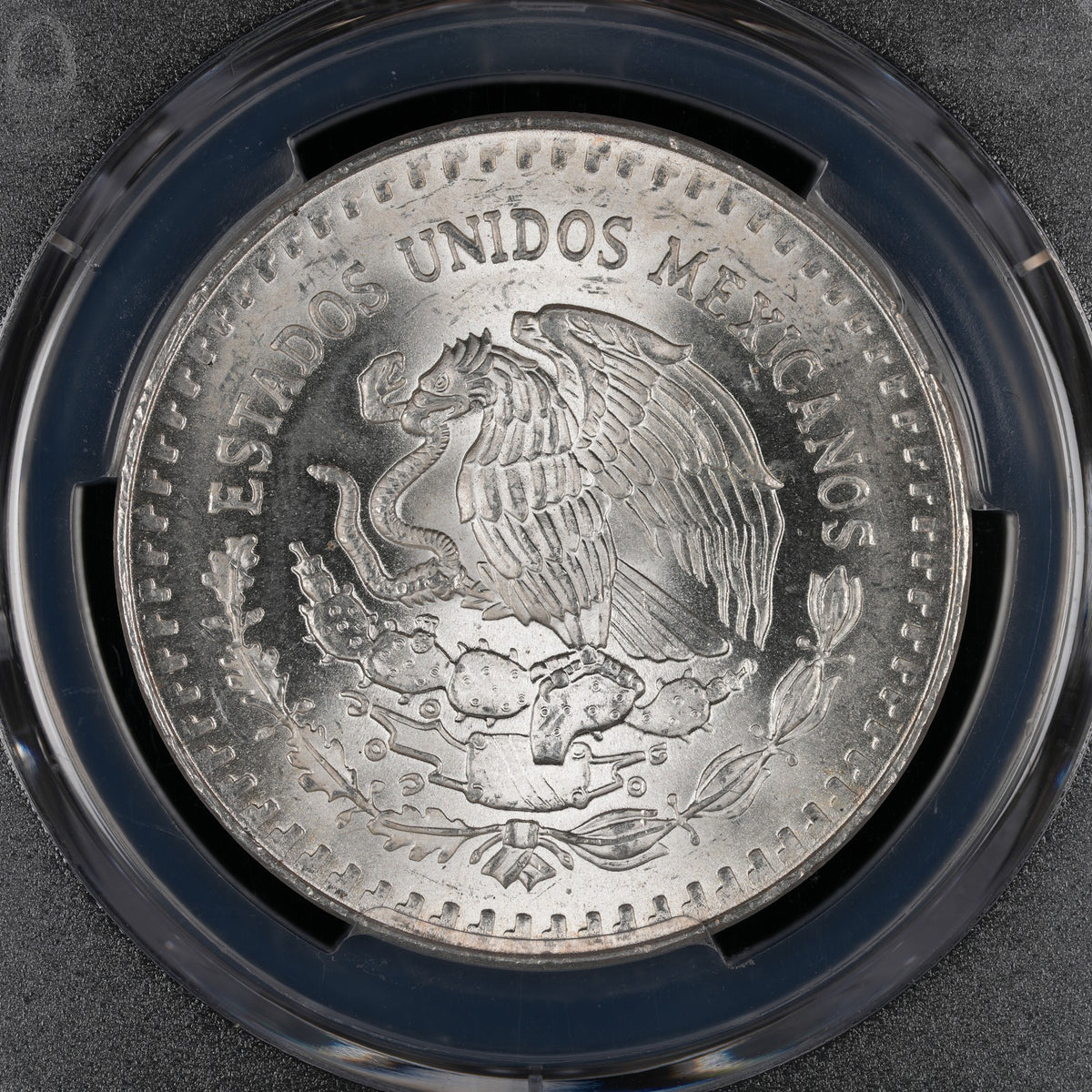 Mexican Silver Libertad - 1 Onza - 1987 - PCGS MS 65 (808) - DDO