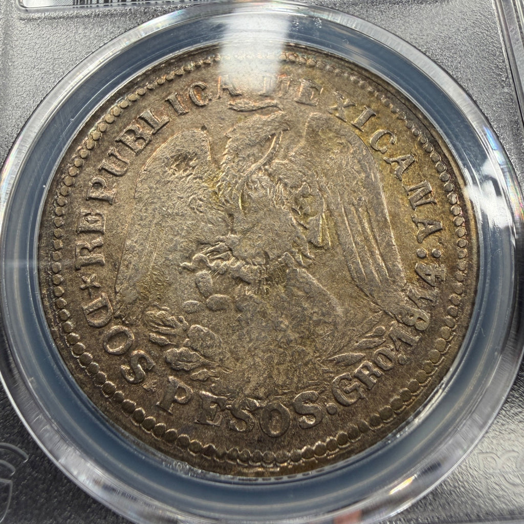 Mexico - 2 Pesos - 1914 GRO - PCGS AU 58 - KM#643 - State of Guerrero