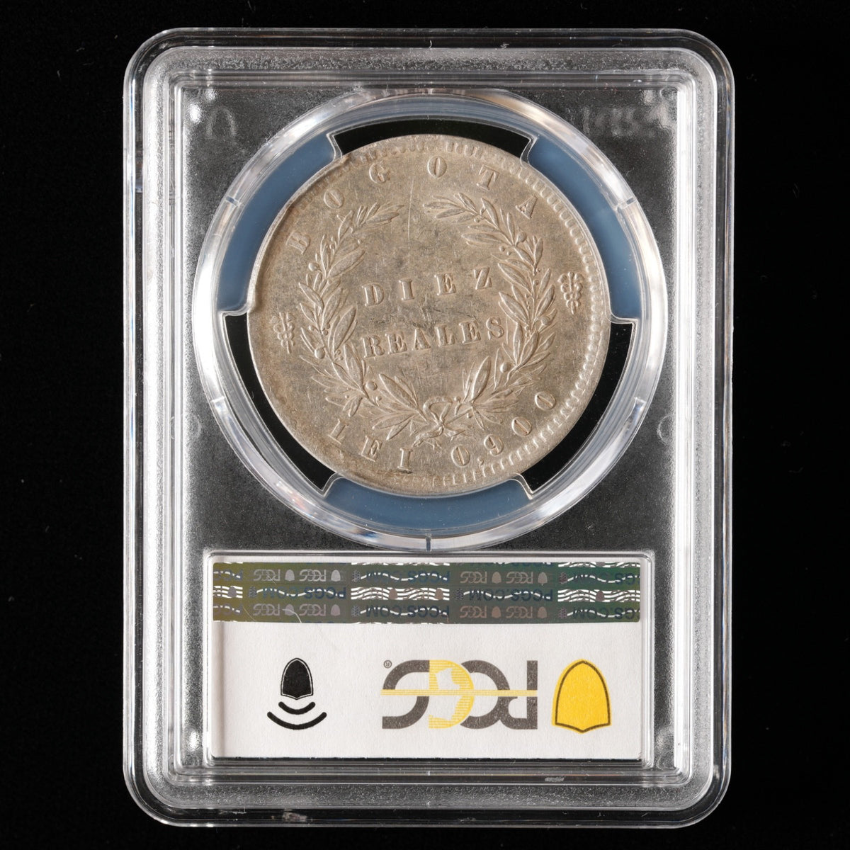 Colombia - 10 Reales - 1851 - PCGS AU 55