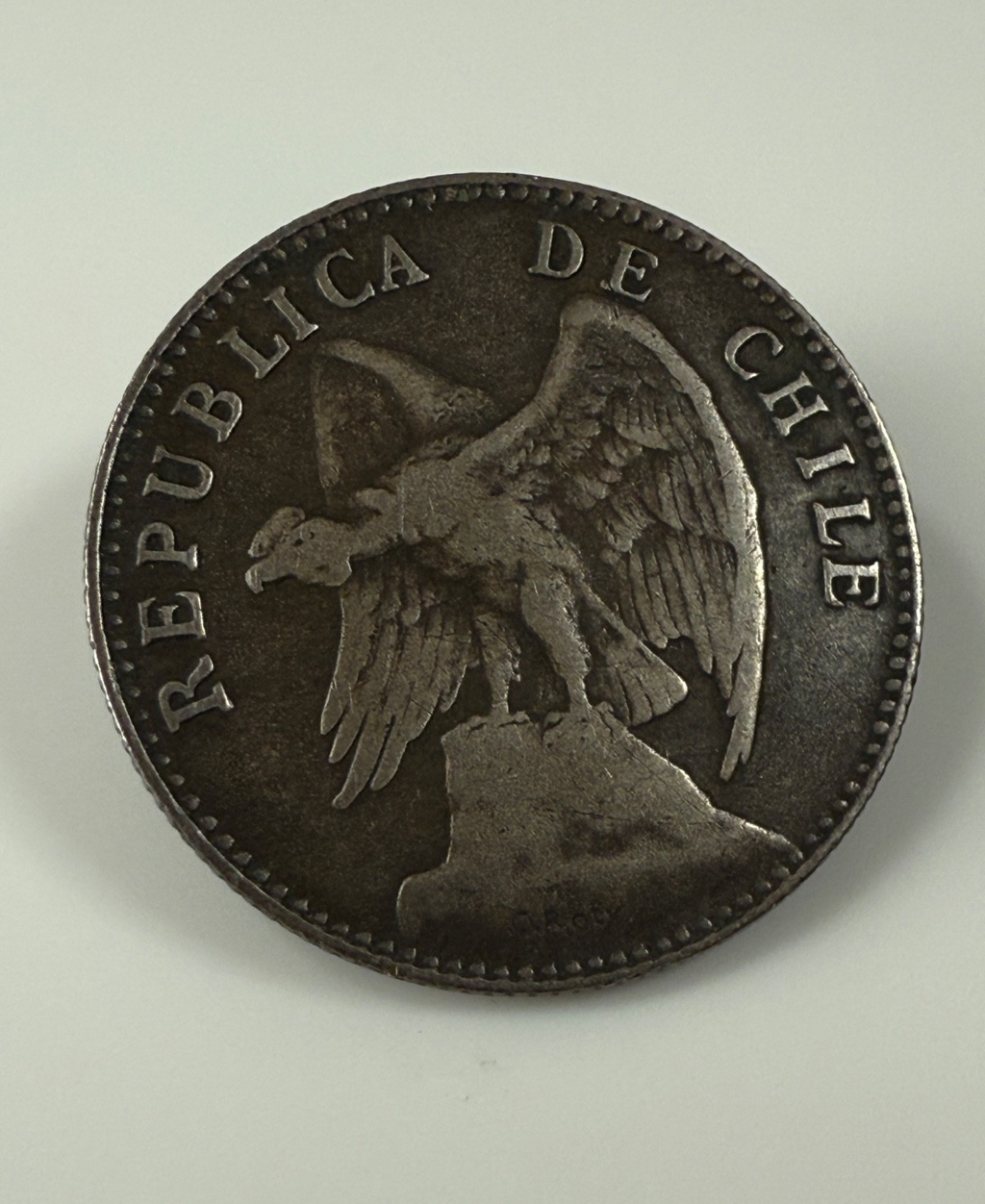 Chile - 20 Centavos - 1919 (So) - Item #002