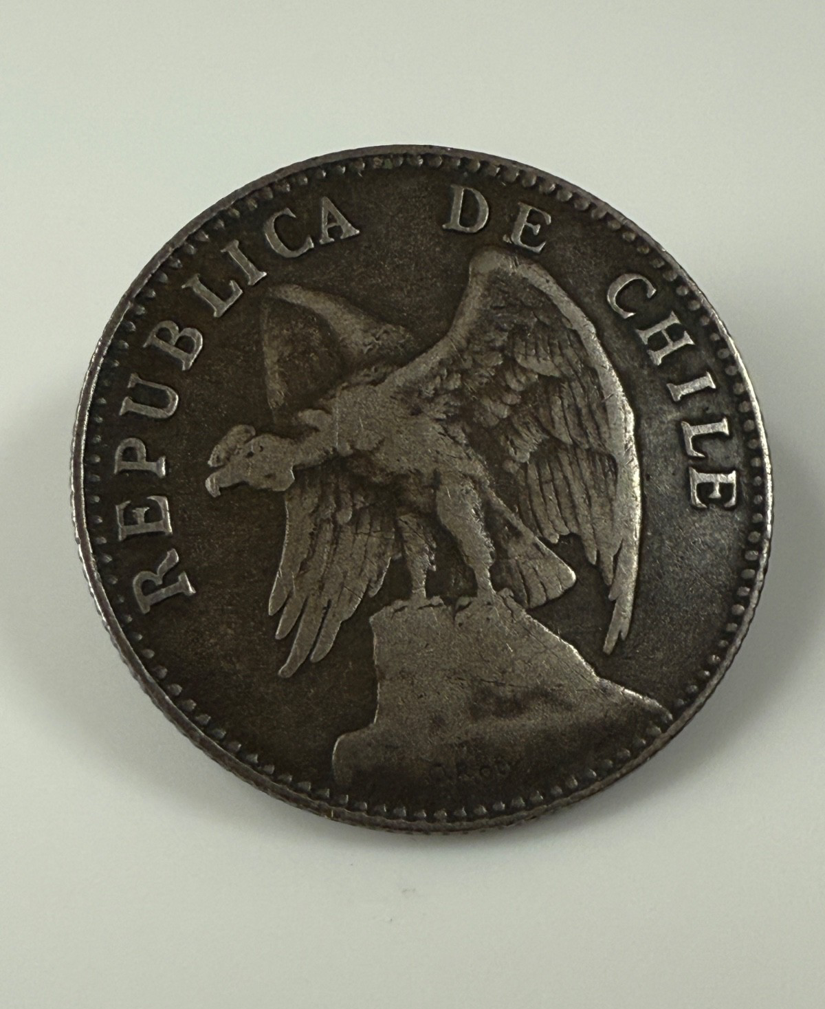 Chile - 20 Centavos - 1919 (So) - Item #002