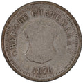 Guatemala - 1 Real - 1878 Silver .900