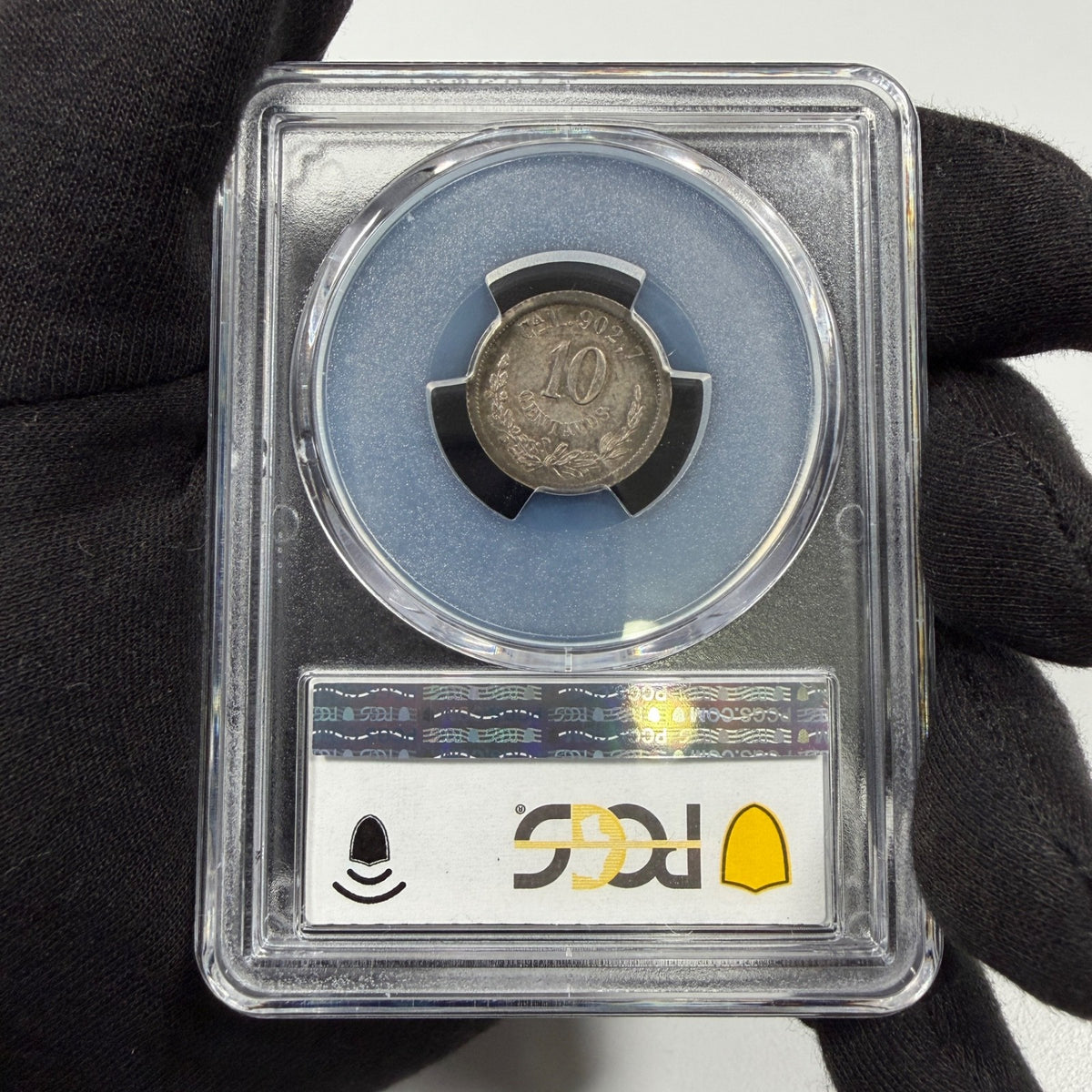 Mexico - 10 Centavos - 1890 Ca M - PCGS MS 64 - Chihuahua Mint - Top Pop 1/0